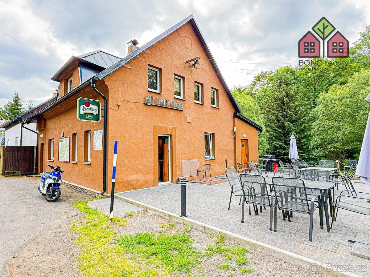 Zaběhlá restaurace, plocha 108 m2, zahrada, sezení, parkován