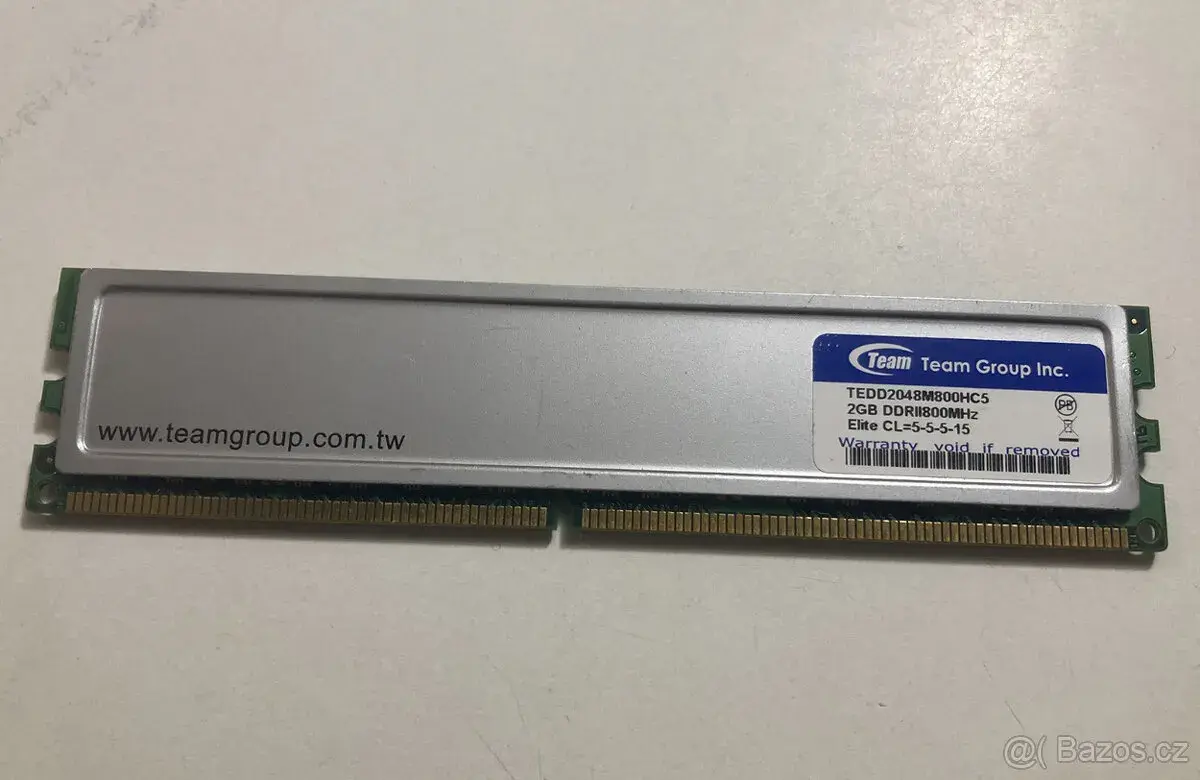 DDR2 TeamGroup 2GB 800Mhz TEDD2048M800HC5