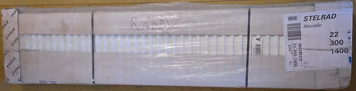 Stelrad Novello typ22 d1400×š300mm – nerozbalený, nepoužitý