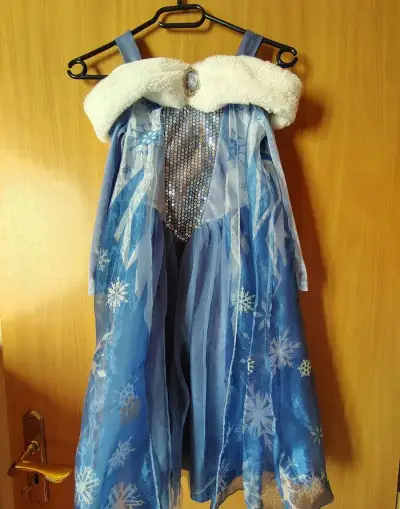 šaty Elsa, Popelka a modré šaty vel. 128