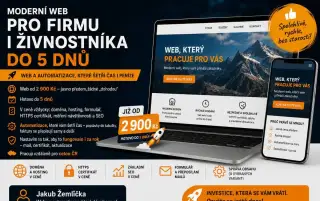 Web a automatizace pro firmu nebo živnostníka do 5 dnů