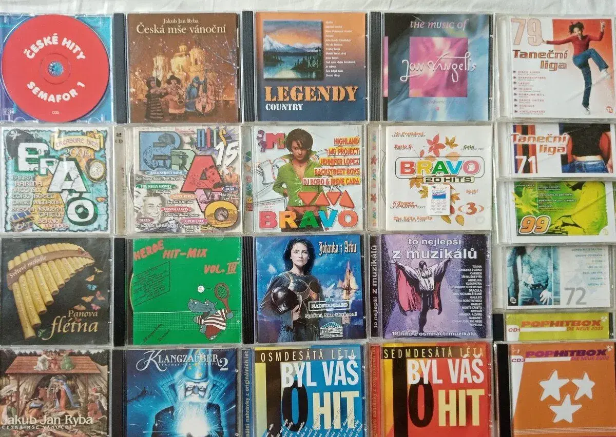 Nove foto 2.1.orig.CD výběry rock, dance, od 49 Kč