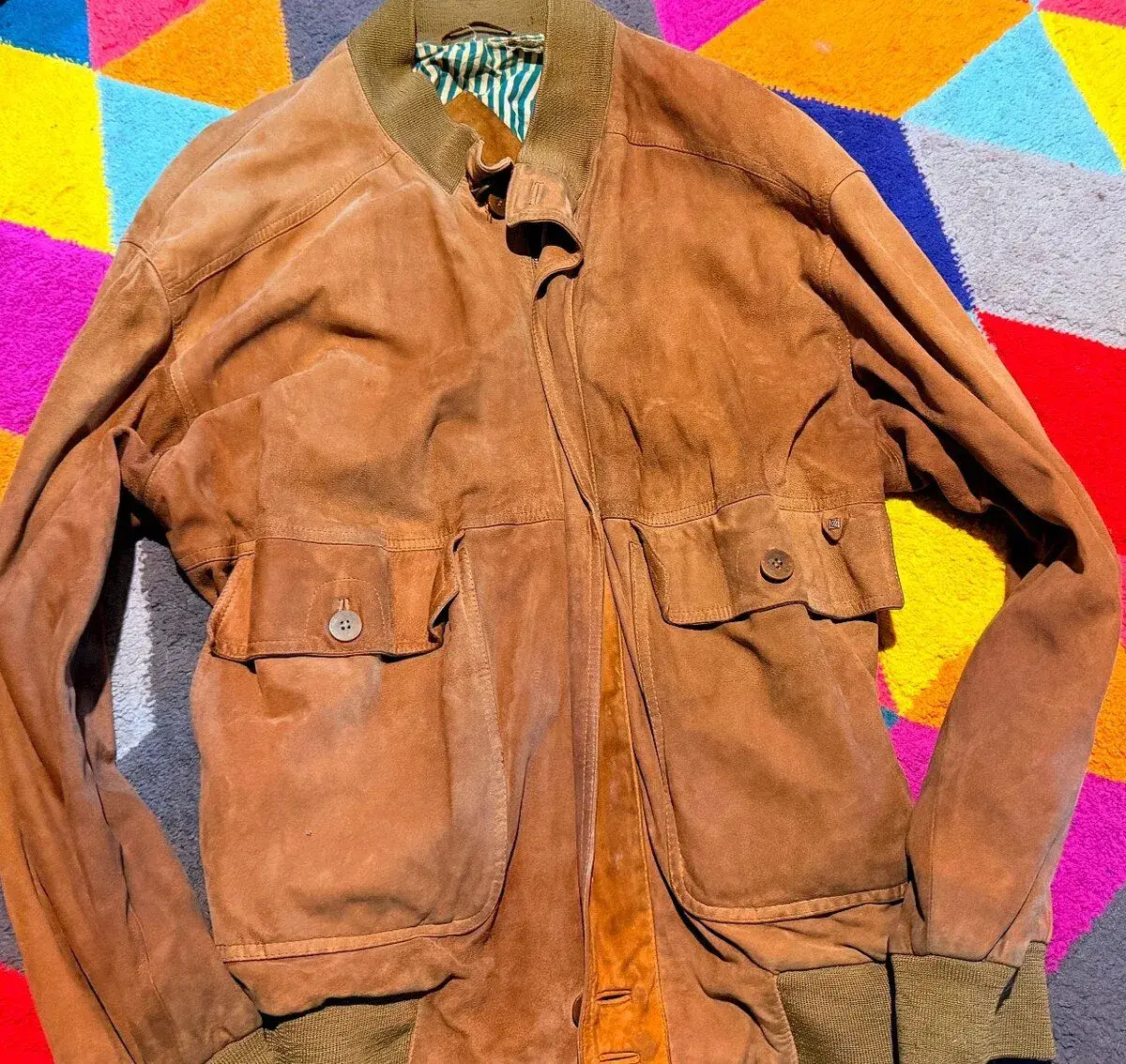 Pánská kožárna-kožená 100% leather bunda-hladká camel kůže