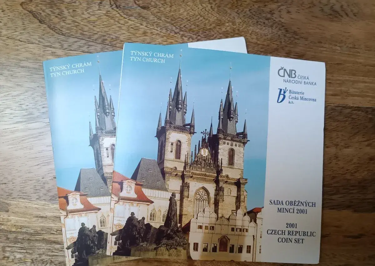 Sada oběžných mincí 2001 - Týnský chrám
