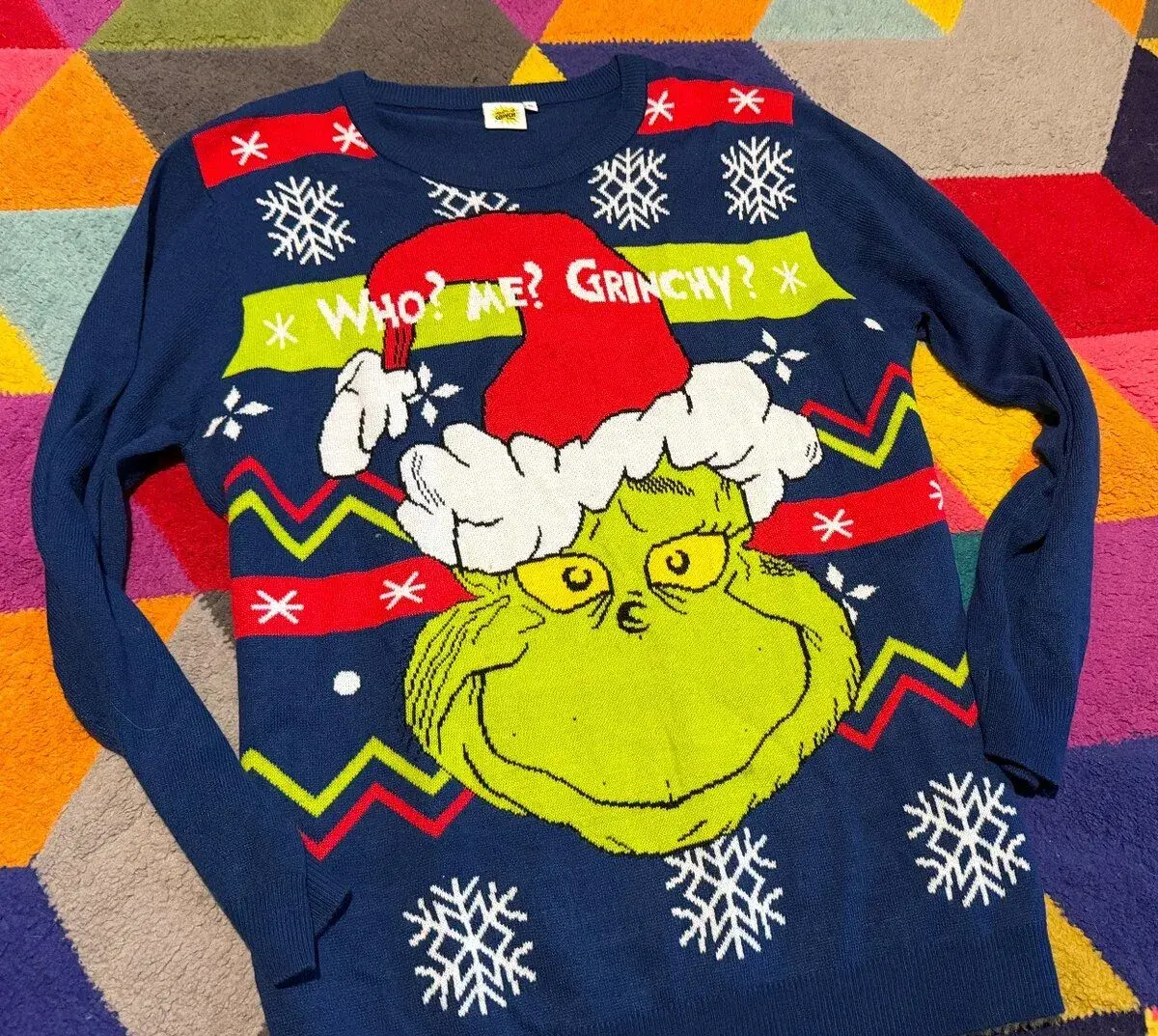 GRINCH KRÁSNÝ PÁNSKÝ VÁNOČNÍ SVETR XL
