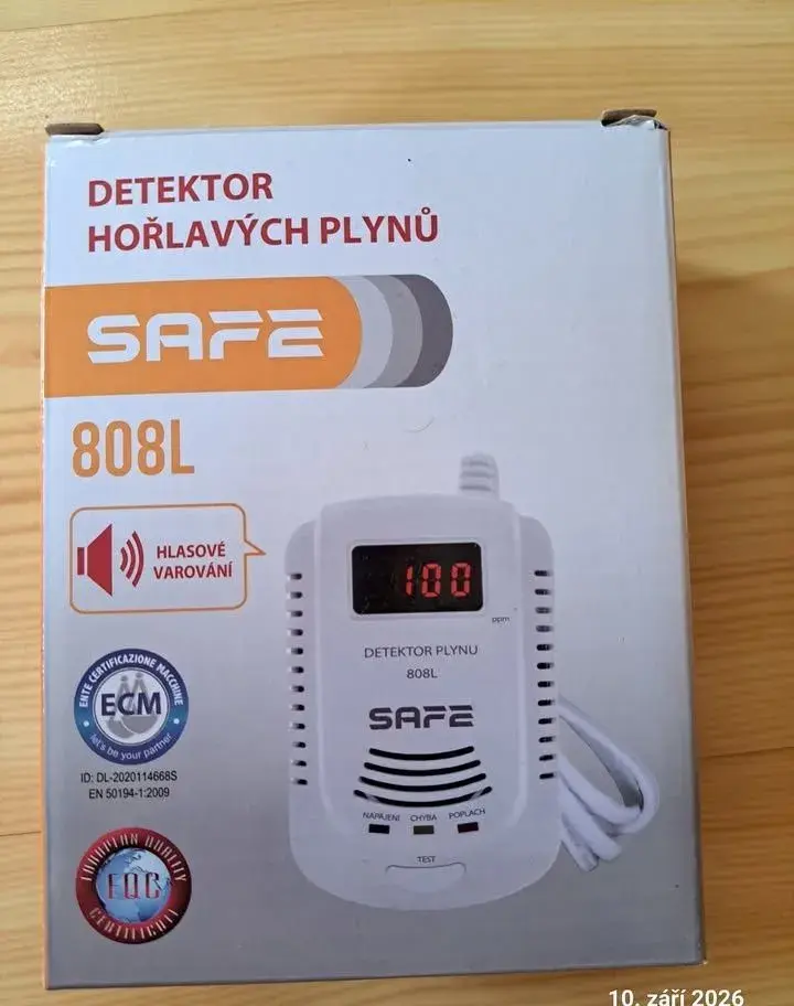Detektor plynů Safe 808L