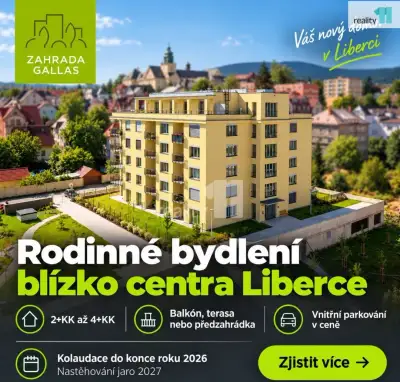 Prodej bytu v osobním vlastnictví 3+kk, 88 m2 Liberec, ul. T