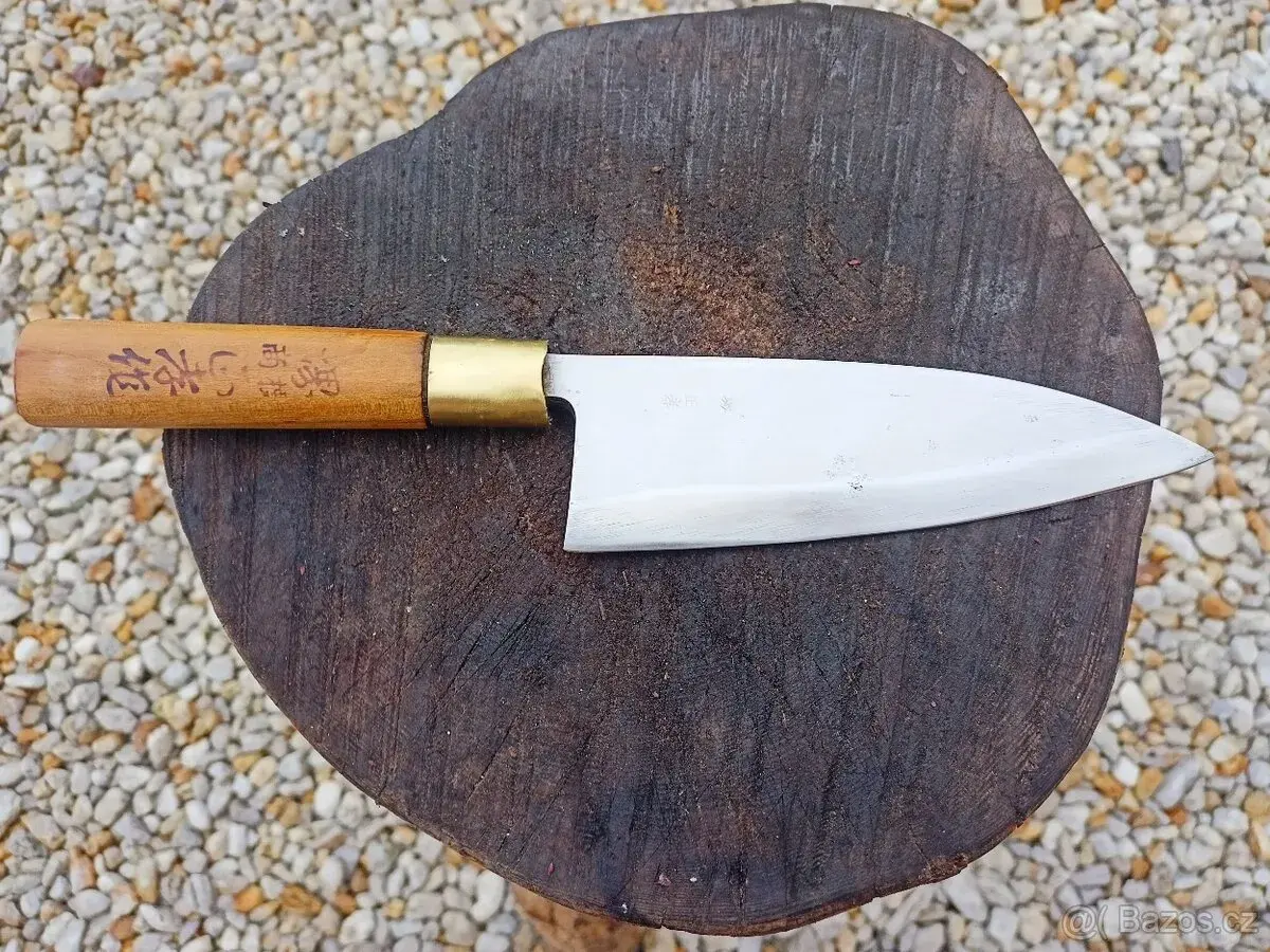 Originální japonský vintage nůž DEBA laminát Ni-Mai