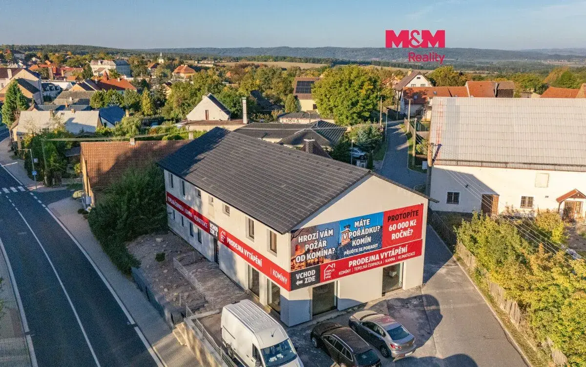 Prodej obchodního objektu, 453 m², Jesenice, ul. Žatecká