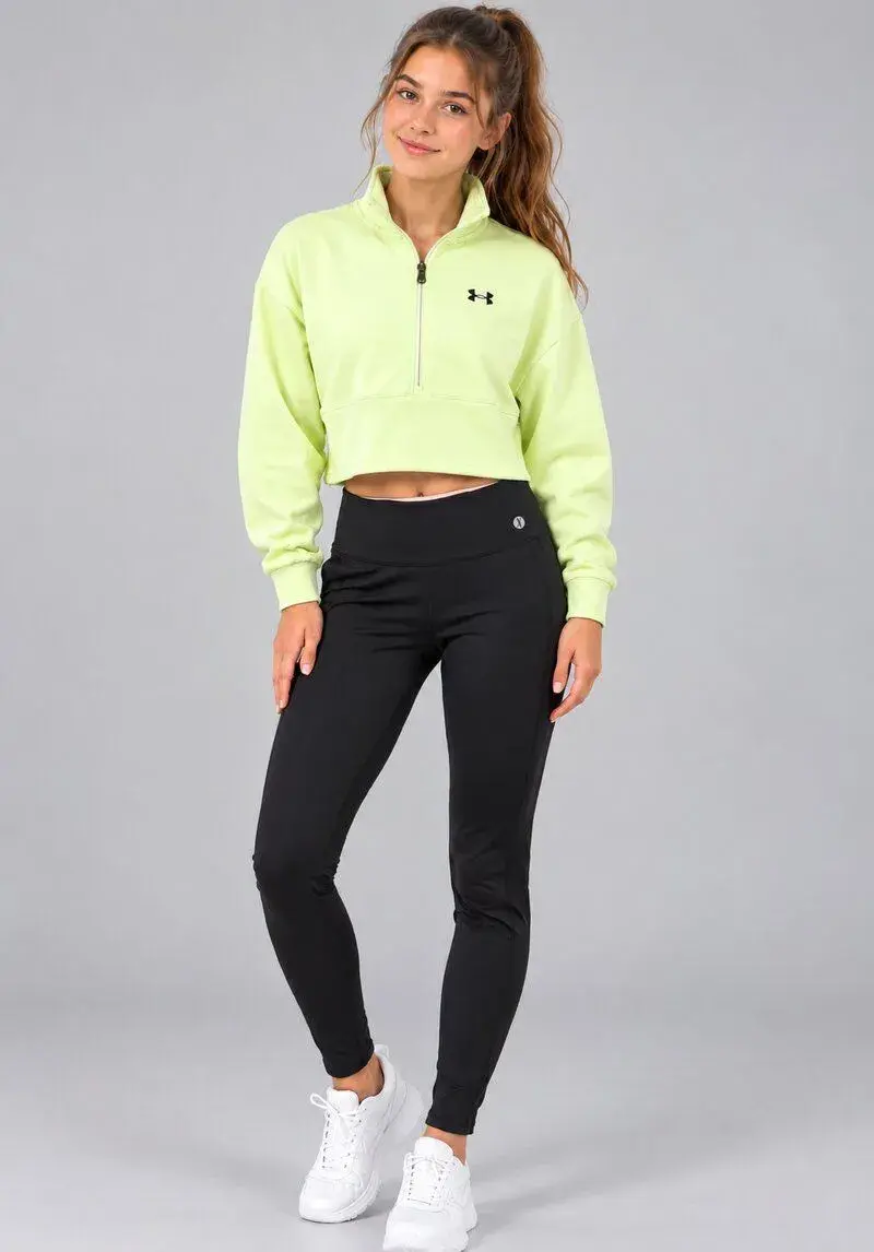 Dámská crop mikina-UNDER ARMOUR+legíny New Look Sport-S/36