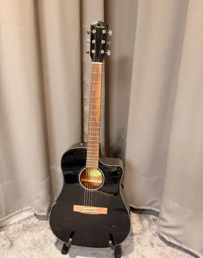 Fender CD-60SCE Dread/BLK
