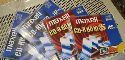 CD-R + CD-RW Maxell nové 4ks