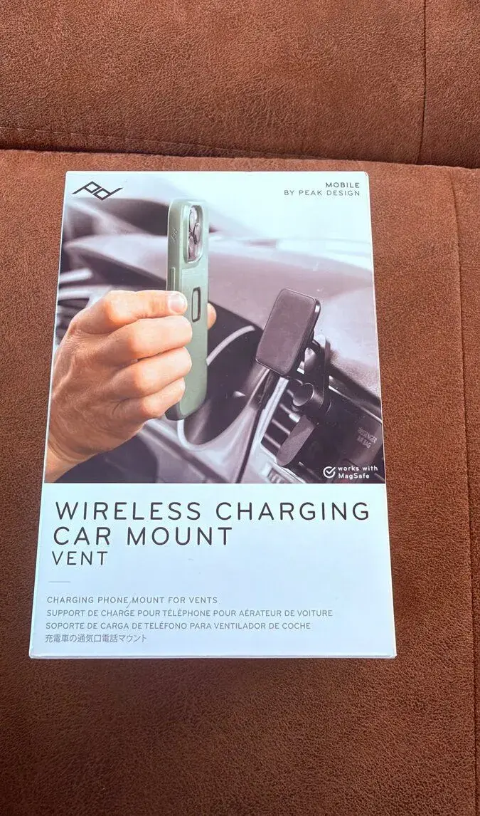 Peak Design Car Mount Vent Charging V2 - Black