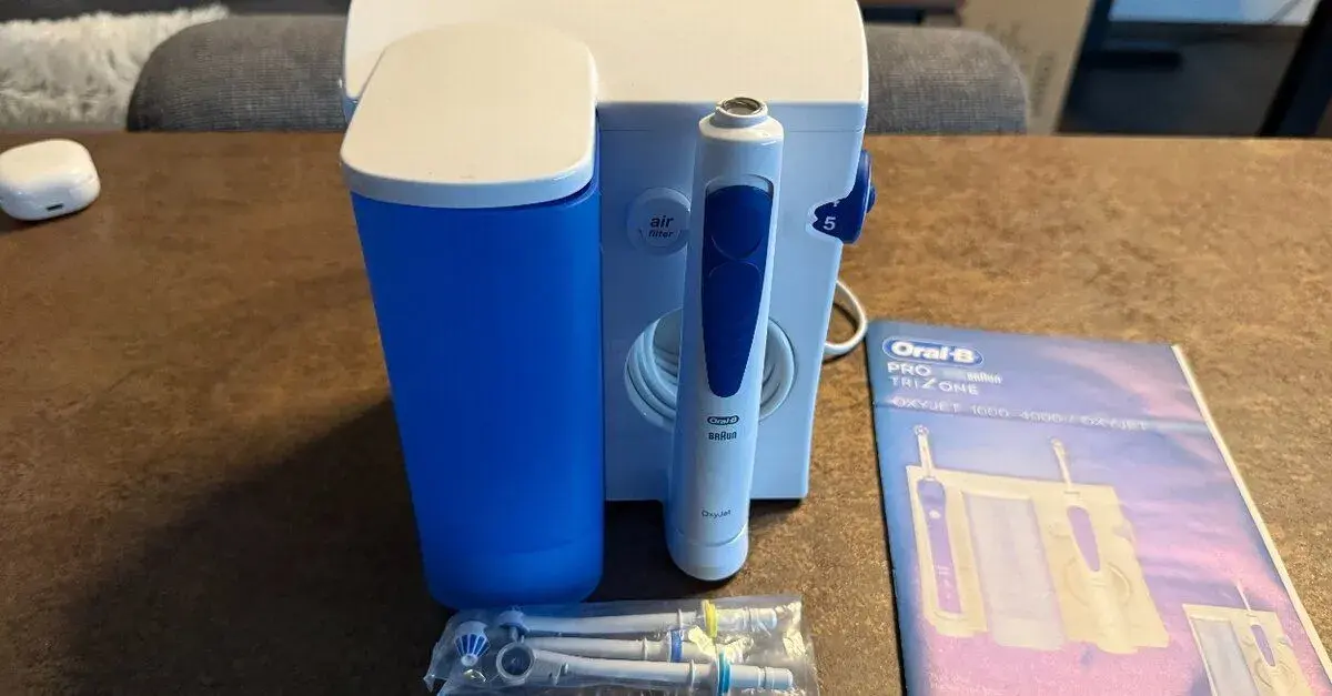 Ústní sprcha Oral-B OxyJet MD20 – kompletní balení
