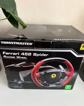 XBOX FERRARI VOLANT S PEDÁLY V STAVU