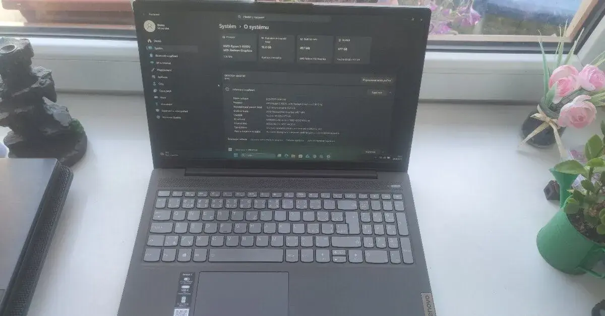 Lenovo Ideapad 5, R5 4500U, 16GB RAM, 512 GB SSD, STAV