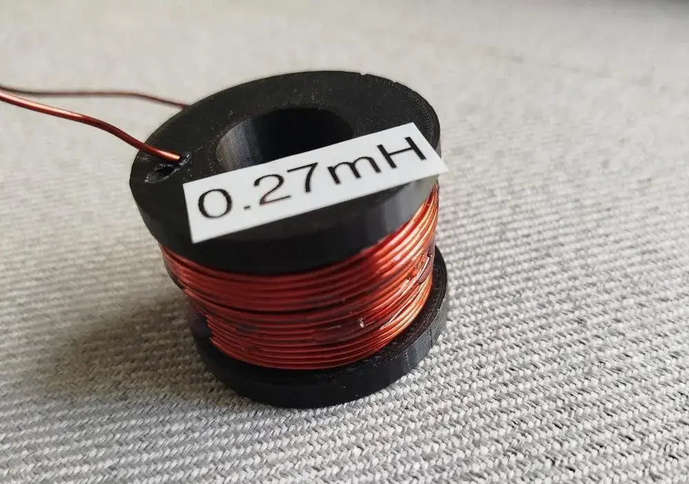 vzduchová cívka / repro výhybka 0,27mH, drát 1,0mm
