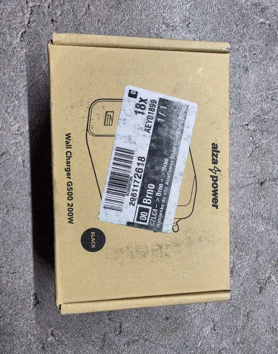 AlzaPower G500 200W GaN nabíječka – nová, nerozbalená