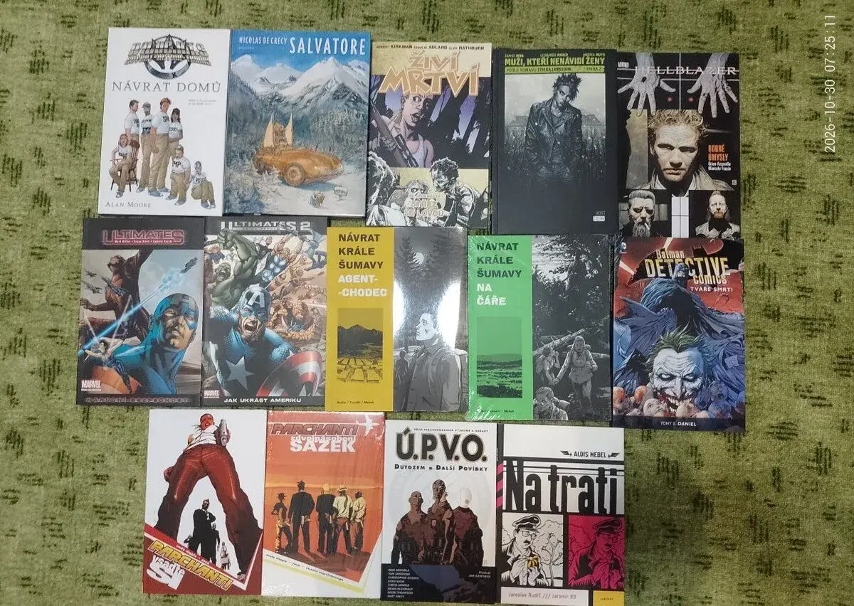 32 komiksů po 170 Kč
