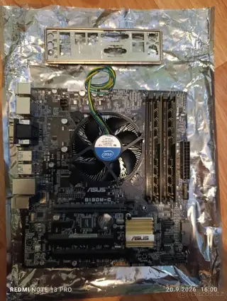 Asus B150M-C + I5-6600 + 8gb ddr4 ram