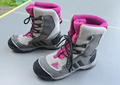 Zimní vysoké dívčí boty Adidas vel.34