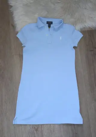 Světle modré šaty Ralph Lauren vel. 128