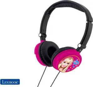 Dvoje sluchátka Lexibook HP010 Barbie růžová
