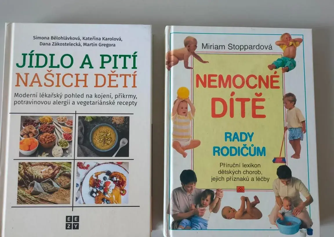 Knihy o výživě a nemocech dětí