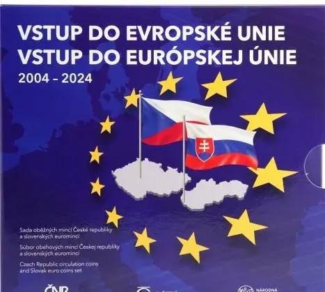 Súbor mincí SR (2024) - 20.výročie vstupu Slovenskej a Česke