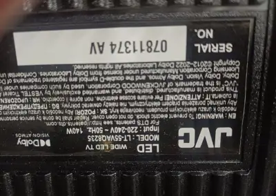 Lg 55nano853 a jvc 55