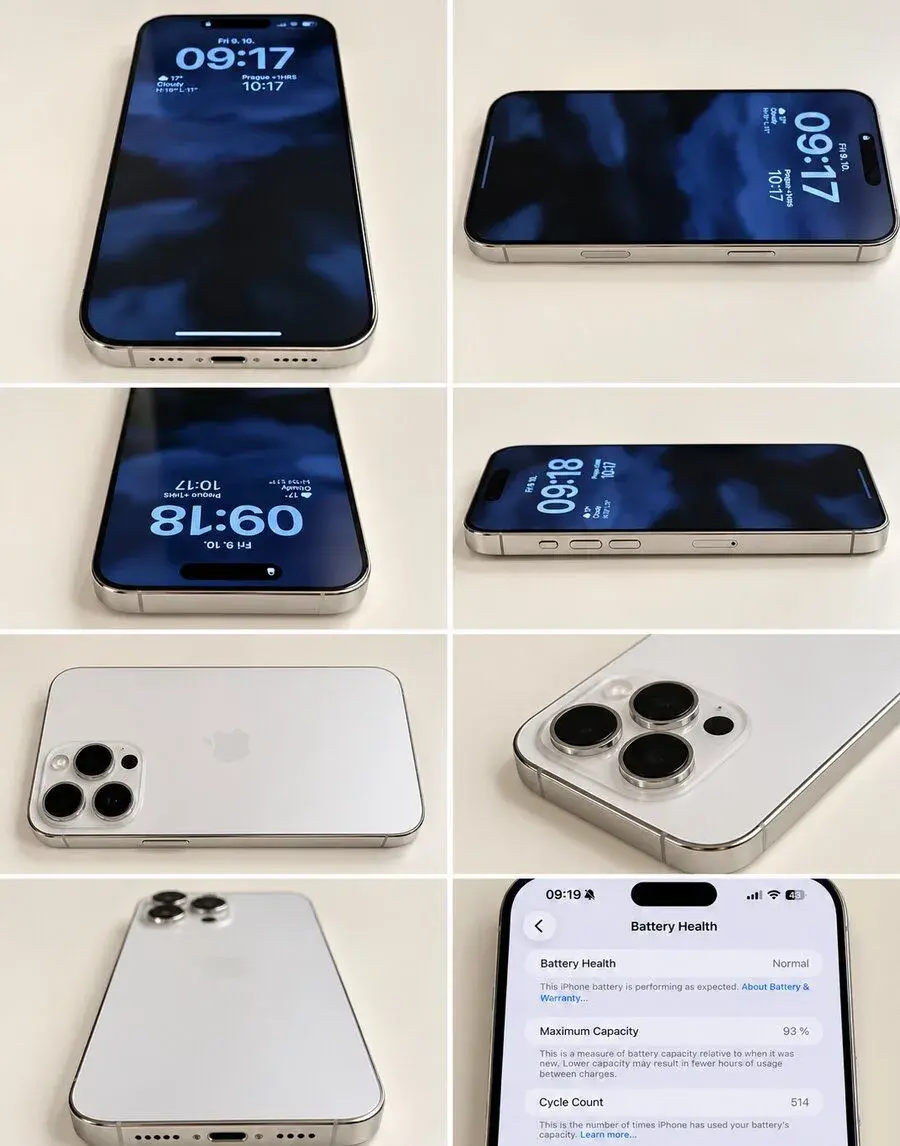 iPhone 16 Pro Max 256 GB - Bílý titan