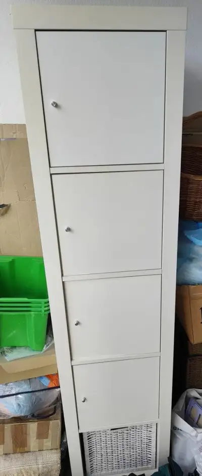 Policový díl Ikea Expedit / Kallax, barva bílá