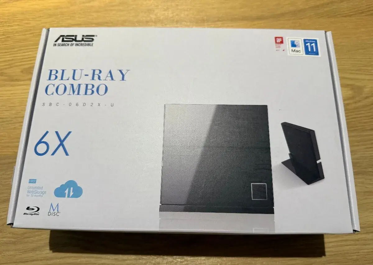 Externí Blu-ray vypalovačka ASUS / nová / MAC i Windows