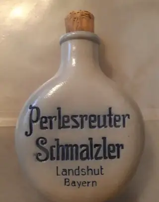 Perlesreuter Schmalzler Landshut Bayern nádoba-šňupací tabák