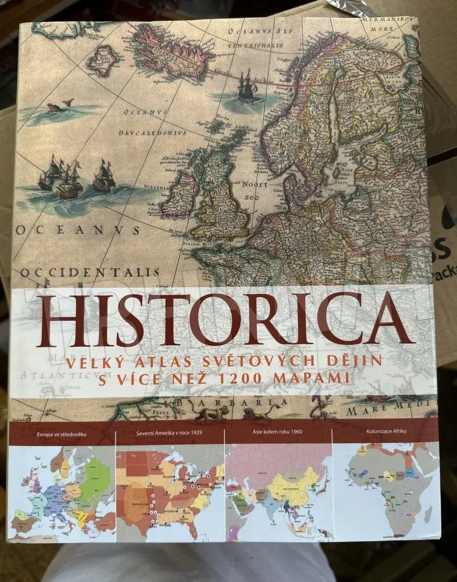 Historica velký atlas světových dějin s více než 1200 mapami