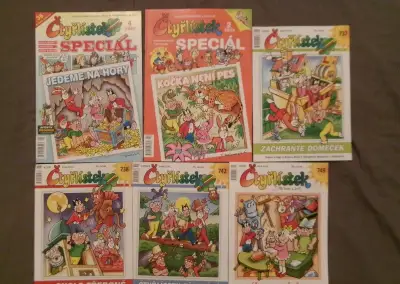 Nové časopisy Čtyřlístek + Čtyřlístek Speciál.