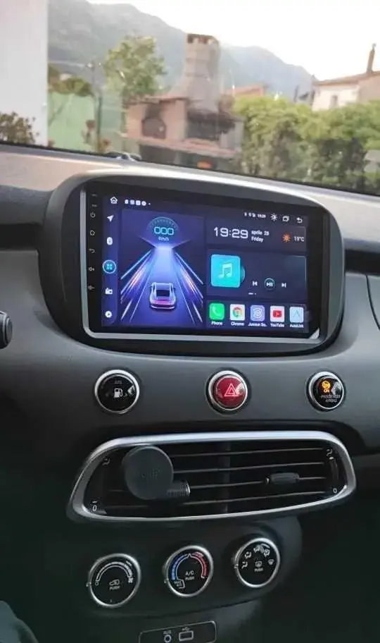 Android autorádio s navi pro FIAT 500X (2014-2020)