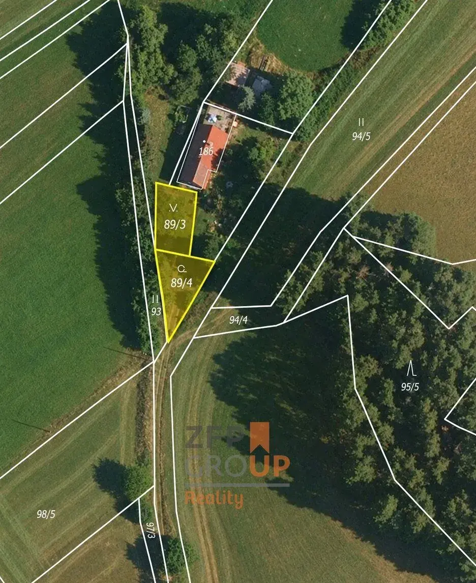 Prodej zahrady 414 m², Cetenov, ev.č. 00824