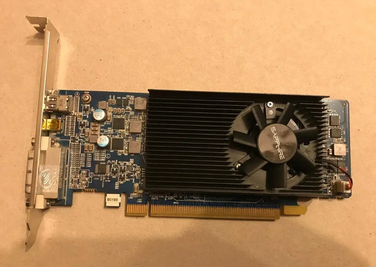 Sapphire Radeon R7 250, 1 GB GDDR5, 512 SP, low profile
