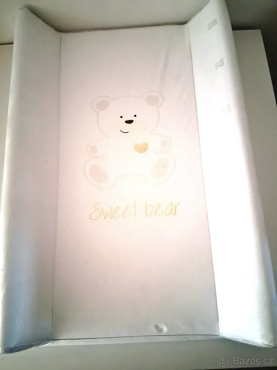 Přebalovací podložka. Sweet bear. 50x70 cm.
