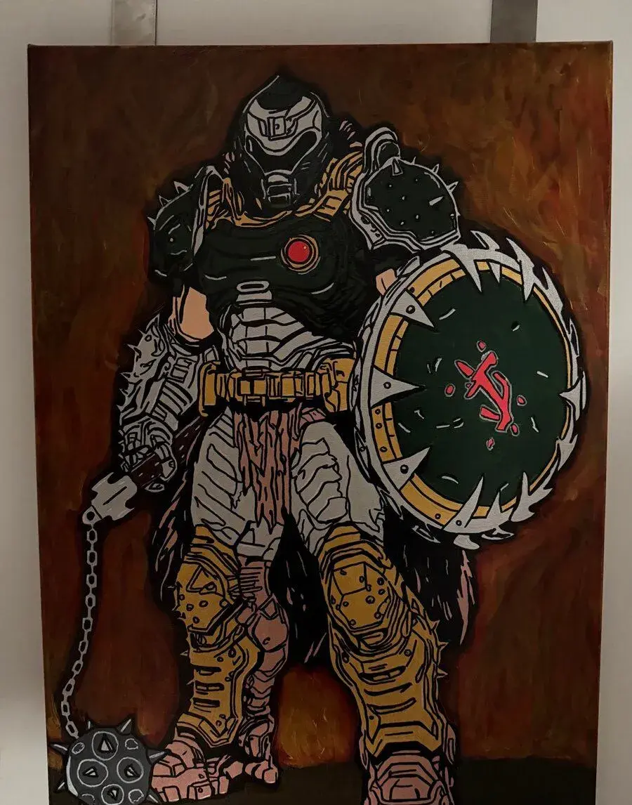 Obraz Doom Slayer 50x70cm