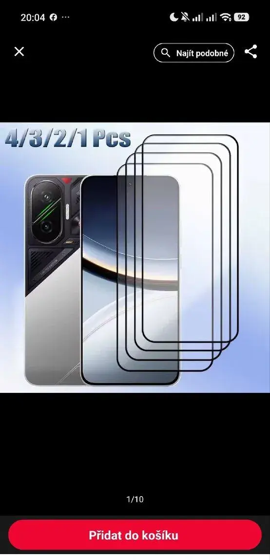 Ochranné sklo Xiaomi Poco F7 4 kusy