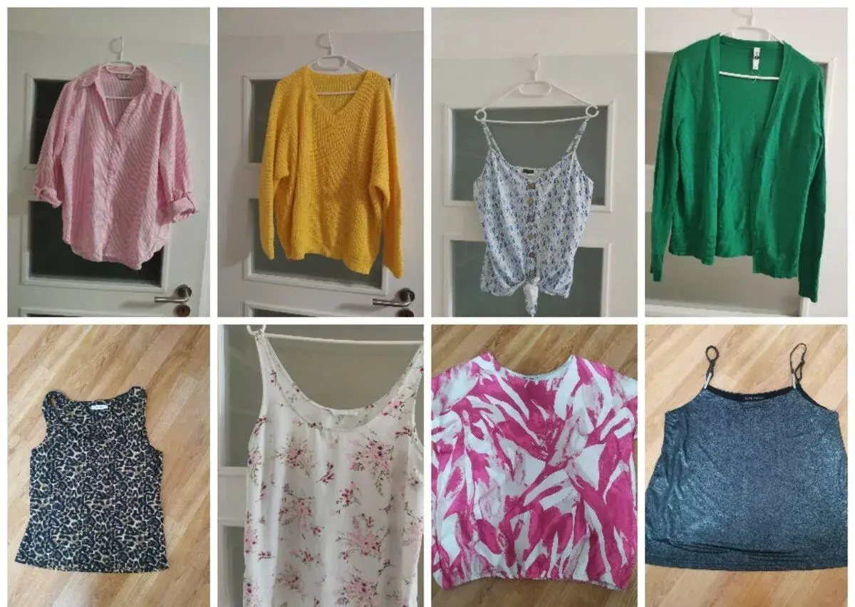Mix trička, topy, svetry vel. M/L