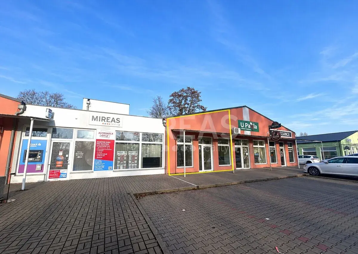 Milovice. Pronájem komerčního prostoru 120 m2 okr. Nymburk.