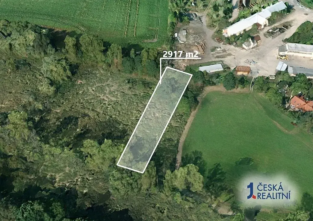 Zahrada 2 917 m², Podíl 25 % o výměře 729 m²