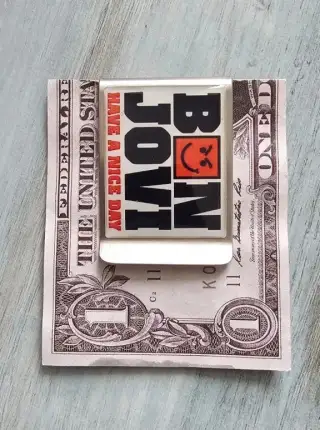 Spona na bankovky JON BON JOVI - Nová, nepoužitá