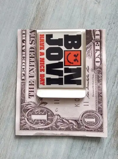 Spona na bankovky JON BON JOVI - Nová, nepoužitá