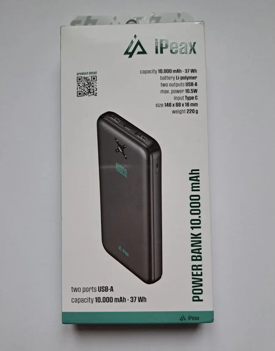 iPEAX POWER BANKA 10 000 mAh - NOVÁ