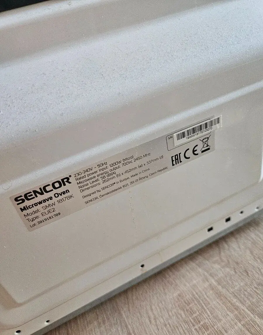 Mikrovlnka Sencor SMW 1817BK
