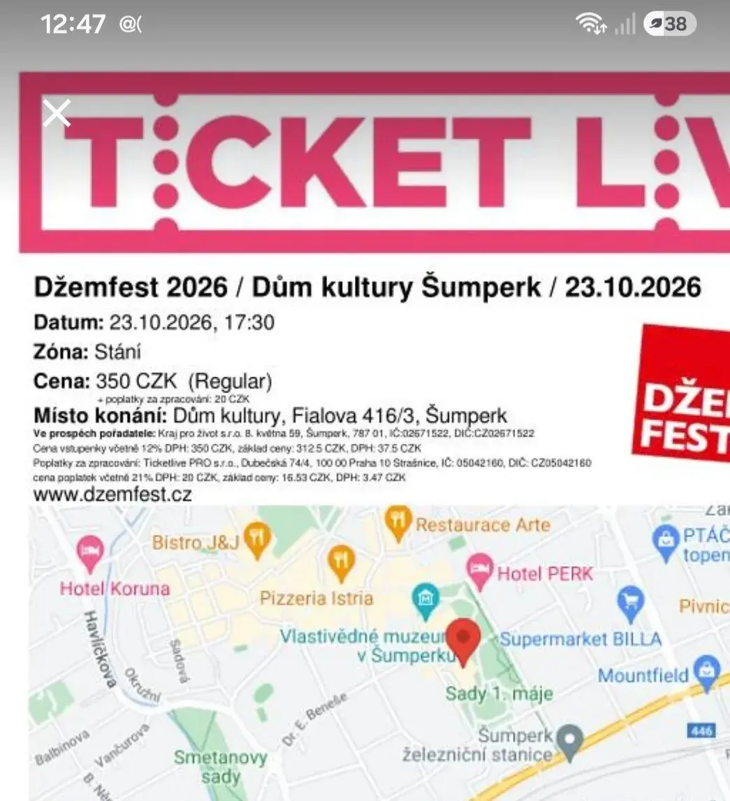 Džemfest Šumperk 23.10.
